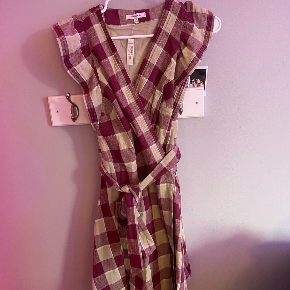 Madewell plaid dress